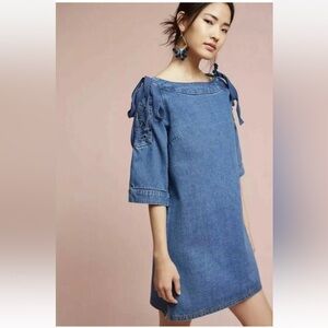 Anthropologie Maeve Denim Dress